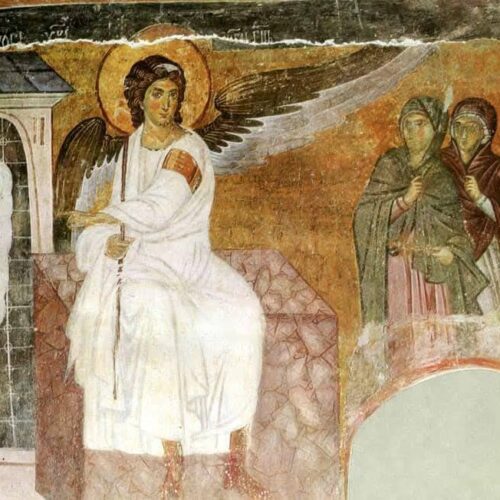 Христос воскресе Анђео јавља,